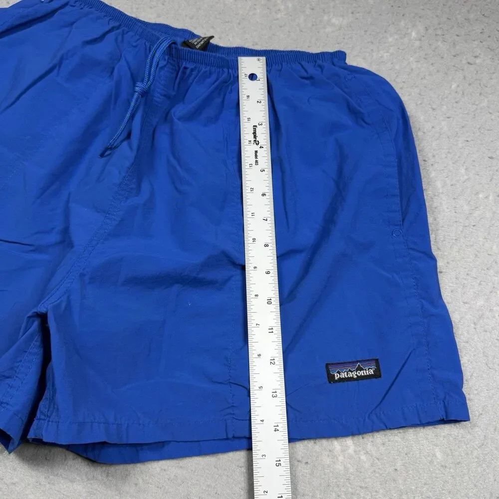 Patagonia Baggies Shorts Mens Size Large Blue Elastic Drawstring Waist Lined